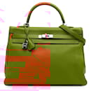 Hermès Orange Togo Kelly II Retourne 35