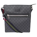 NEW GUCCI BAG SHOULDER GG BLACK SMALL FORMAT 474137 CANVAS BAG - Gucci