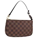 LOUIS VUITTON Damier Ebene Pochette Accessoires Pouch N41206 LV Auth 117812M - Louis Vuitton