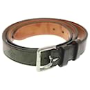 LOUIS VUITTON Mahina Ceinture Perfo Belt Leather Gray LV Auth bs24796 - Louis Vuitton