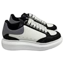 Alexander McQueen Oversized Sneakers in White Leather  - Alexander Mcqueen