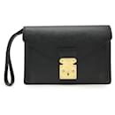Louis Vuitton Pochette Seliere Dragonne Epi Clutch Bag