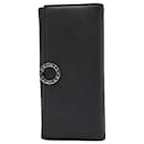 Bvlgari Black Leather Bifold Wallet - Bulgari