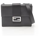 Sac à bandoulière Fendi en cuir Baguette à motif FF 7VA524