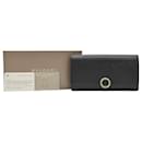 Bvlgari Black Leather Large Wallet - Bulgari