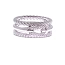 Bague "Force 10 Rise" en or blanc et diamants - Fred