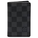 Louis Vuitton Black Damier Graphite Pocket Organizer