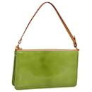 LOUIS VUITTON Vernis Lexington Accessory Pouch Beige M91010 LV Auth ki5683 - Louis Vuitton