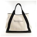 Balenciaga Navy Cabas M Handbag