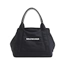 Balenciaga Navy Cabas S Handbag