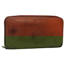 LOUIS VUITTON Nomad leather Zippy Wallet Long Wallet Brown M85068 Auth yk18135 - Louis Vuitton