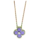 Pendentif Vintage Alhambra en Porcelaine Édition Limitée 2019 de Van Cleef & Arpels