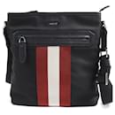 Bally Curios Trainspotting Nylon Leather Shoulder Bag