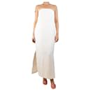 Ivory sleeveless maxi dress - size S - Autre Marque