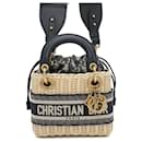 Dior Brown Mini Oblique Wicker Lady Dior
