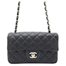 Chanel Chain Shoulder Bag in Black Lambskin