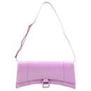 Balenciaga Hourglass Leather Shoulder Bag