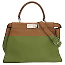 Fendi Peekaboo 8BN290 Leather Shoulder Bag