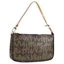 LOUIS VUITTON Monogram Graffiti Pochette Accessoires Khaki M92191 Auth 122841AV - Louis Vuitton