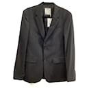  Sandro Paris Single-Breasted Blazer in Black Wool