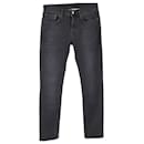 Acne Studios North Used Jeans in Black Cotton