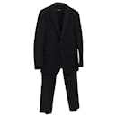  Zegna Blazers and Trousers 3-Piece Set in Black Wool - Ermenegildo Zegna