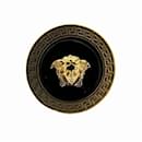 Versace Greca Motif Medusa Band Ring