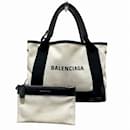 Balenciaga Navy Cabas XS Handbag