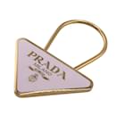 Prada Triangular Plate Keyring