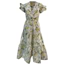  Philosophy Di Lorenzo Serafini Printed Midi Dress in Multicolor Cotton - Autre Marque