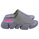 Balenciaga Speed 2.0 Slide Sandals in Pink Polyester