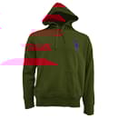 Polo Ralph Lauren Logo Hoodie in Red Cotton