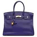 Hermès Purple Togo Birkin Retourne 35