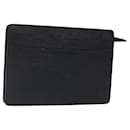 LOUIS VUITTON Epi Pochette Homme Clutch Bag Black Noir M52522 LV Auth bs25451 - Louis Vuitton