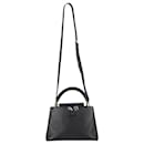 Louis Vuitton Capucines BB Hand Bag in Black Leather 
