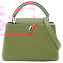 Louis Vuitton Red Taurillon Capucines BB