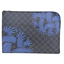 Louis Vuitton Damier Graphite Pochette Jour GM Clutch