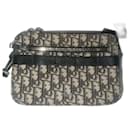 Dior Oblique beige and black Jacquard Safari shoulder bag - Christian Dior