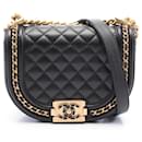 Chanel Boy Small Shoulder Bag Black Caviar