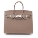 Sac à main Hermes Birkin 25 Marron - Hermès