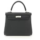Hermes Kelly 25 Togo Handbag Black - Hermès