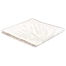 Hermès White Please Hold The Line Silk Scarf