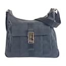 Gucci Black GG Canvas Messenger Bag