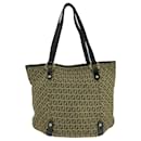 Fendi Vintage Zucchino Brown Tote Bag