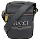 Gucci Black Leather Shoulder Bag