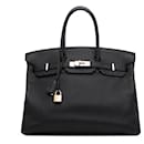 Hermès Black Togo Birkin Retourne 35