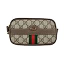 Gucci Brown GG Supreme Fanny Pack
