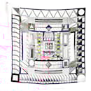 Foulard 90 Silk A Garden of Shapes Pink - Hermès