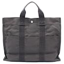 Hermes Herline MM Canvas Tote Bag - Hermès