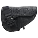 NINE DIOR SADDLE MEN'S HAND BAG GRAVITY BLACK SHOULDER STRAP - Christian Dior